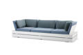 Malmö 3er Loungebank Aluminium