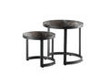 Lucca Beistelltisch Set Aluminium