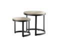 Lucca Beistelltisch Set Aluminium