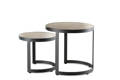 Lucca Beistelltisch Set Aluminium 1