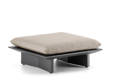 Manhattan Loungehocker Aluminium