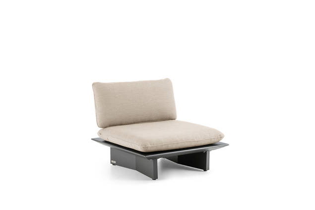 Manhattan Fauteuil lounge aluminium
