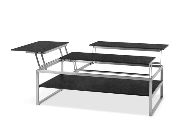 Miami Loungetisch Edelstahl 110x80 cm 3