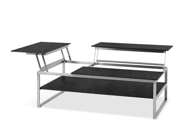 Miami Loungetisch Edelstahl 110x80 cm 2