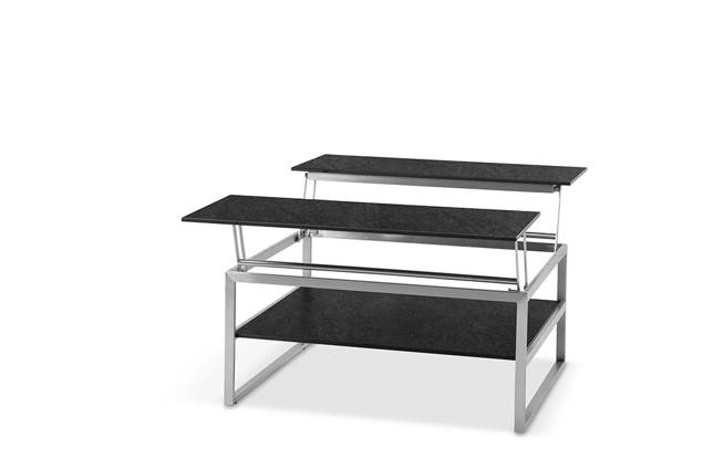 Miami Loungetisch Edelstahl 96x85 cm 2