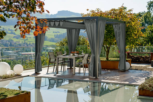 Pergola Pergola Stahl 4x4 m