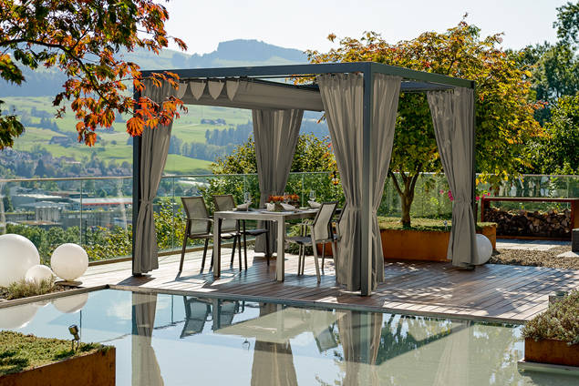 Pergola Pergola Stahl 4x4 m