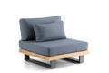 Amalfi Loungesessel Aluminium