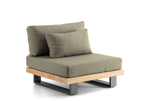 Amalfi Fauteuil lounge aluminium