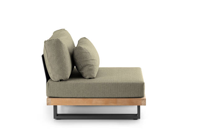 Amalfi Fauteuil lounge aluminium 1