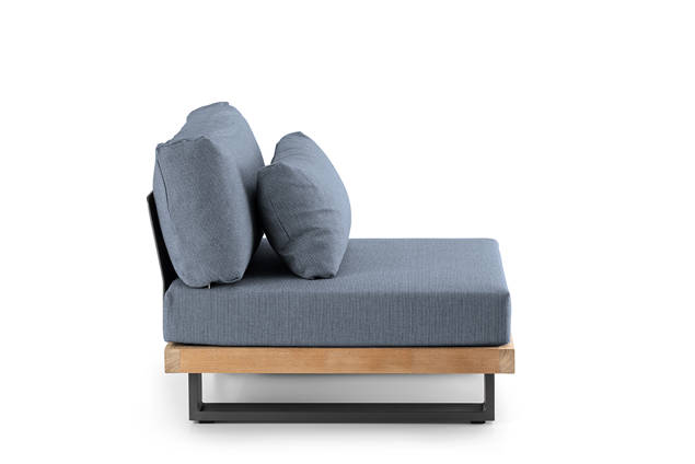 Amalfi Fauteuil lounge aluminium 1