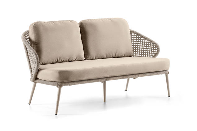 Ravenna 2.5er Loungebank Aluminium