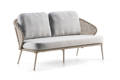 Ravenna Banc lounge 2.5 places aluminium
