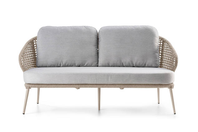 Ravenna 2.5er Loungebank Aluminium 4