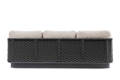 Messina Banc lounge 3 places aluminium 3