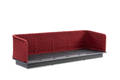 Messina 3er Loungebank Aluminium 1