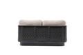Messina 2er Loungebank Aluminium 3