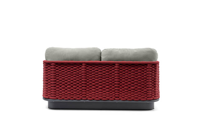 Messina 2er Loungebank Aluminium 3