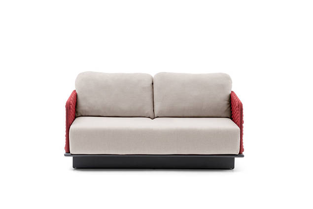 Messina 2er Loungebank Aluminium 4