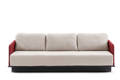 Messina 3er Loungebank Aluminium 4