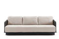Messina Banc lounge 3 places aluminium 4