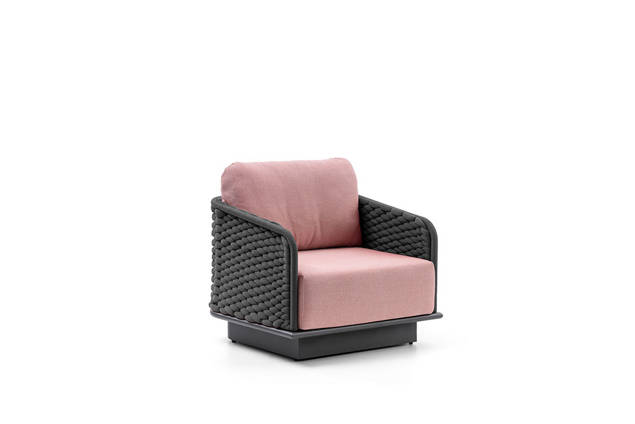 Messina Fauteuil lounge aluminium