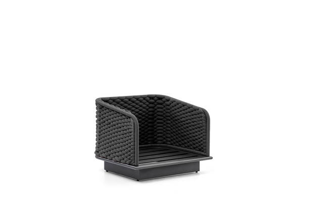 Messina Loungesessel Aluminium 1