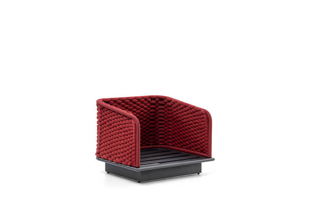 Messina Loungesessel Aluminium 1