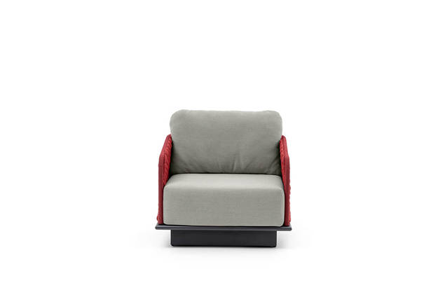 Messina Loungesessel Aluminium 4
