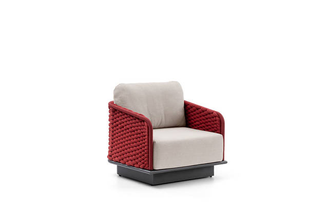 Messina Loungesessel Aluminium