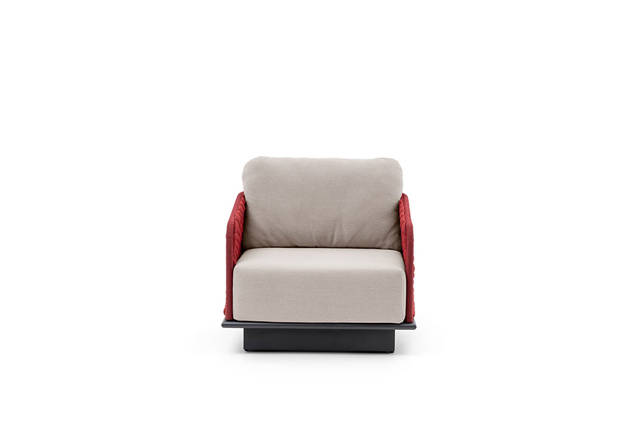 Messina Loungesessel Aluminium 4