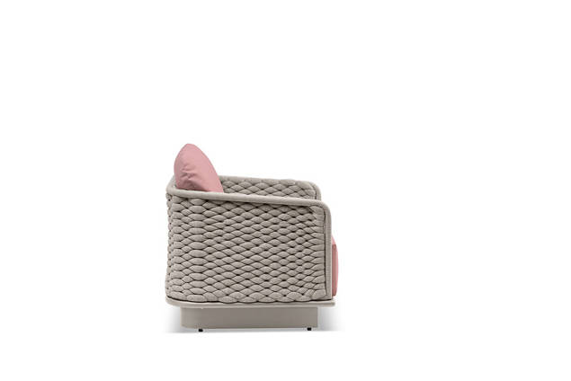 Messina Loungesessel Aluminium 2