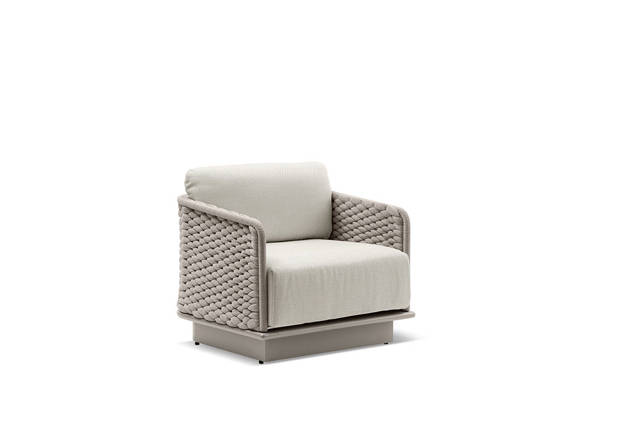 Messina Loungesessel Aluminium