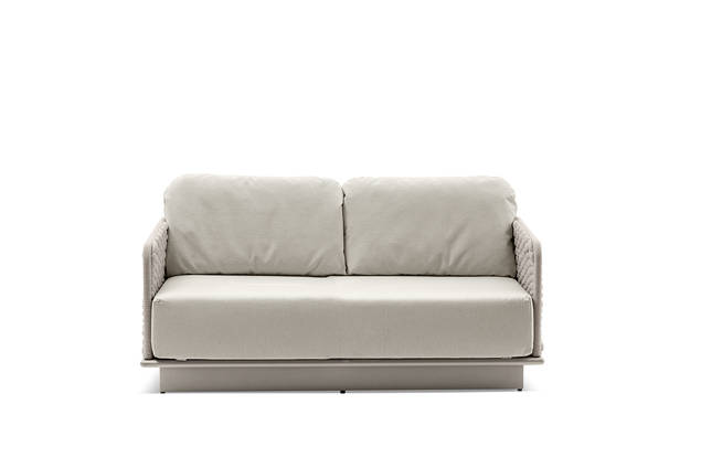 Messina 2er Loungebank Aluminium 4