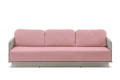 Messina 3er Loungebank Aluminium 4