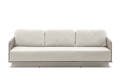 Messina Banc lounge 3 places aluminium 4