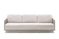 Messina Banc lounge 3 places aluminium 4