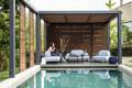 Barcelona 2er Loungebank Stahl 6