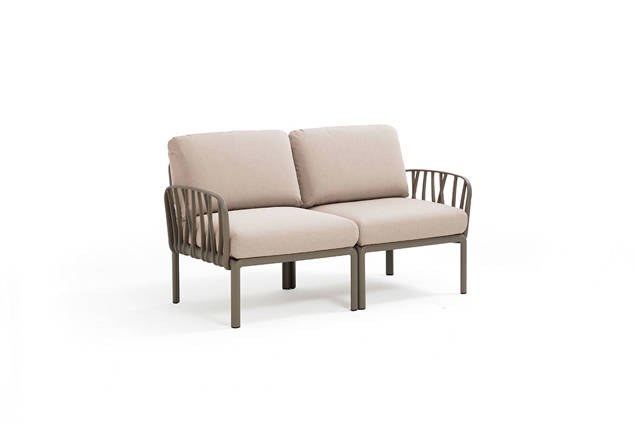 Komodo 2er Loungebank Kunststoff