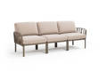 Komodo 3er Loungebank Kunststoff