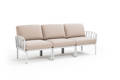 Komodo 3er Loungebank Kunststoff