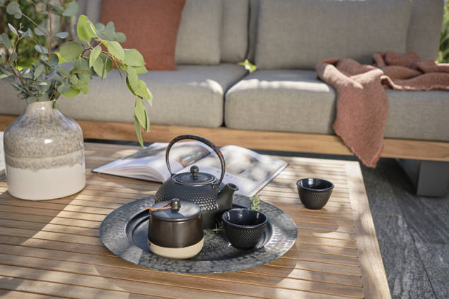 Amalfi Loungetisch Aluminium 2