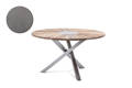 Alaska Table de jardin ronde acier inoxydable Ø100 cm