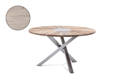 Alaska Table de jardin ronde acier inoxydable Ø100 cm