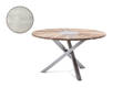 Alaska Table de jardin ronde acier inoxydable Ø100 cm