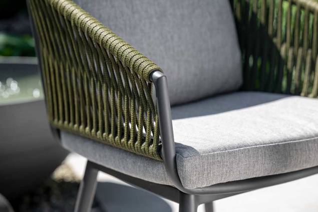 Trento II Gartentisch Set Aluminium 1