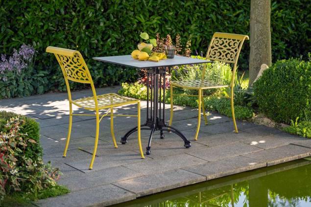 Titanic Gartentisch Set Aluminium/Stahl