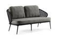 Ravenna 2.5er Loungebank Aluminium