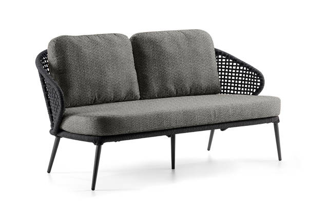 Ravenna 2.5er Loungebank Aluminium