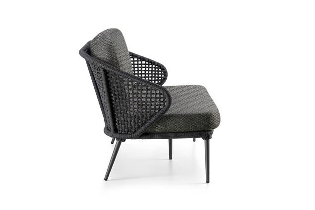 Ravenna 2.5er Loungebank Aluminium 1